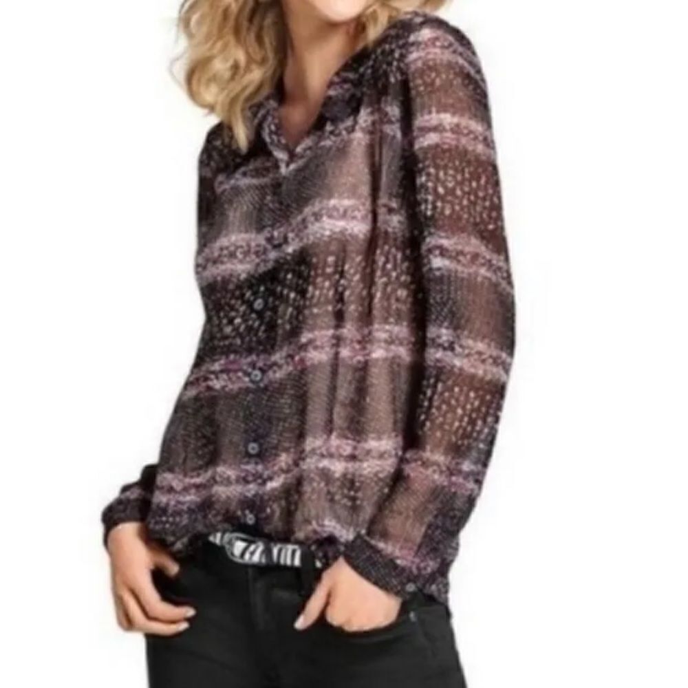 Cabi Paris Sheer Chiffon Blouse. Style #3249. Size XS. Great Condition!